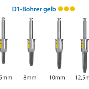 ICX Guide D1 Drill yellow Ø 3,45mm