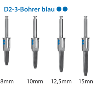 ICX Guide D2 - D3 Drill Blue Ø 4,8mm