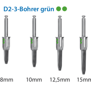 ICX Guide D2 - D3 Drill green Ø 4,1mm
