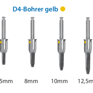 ICX Guide D4 Drill yellow Ø 3,45mm